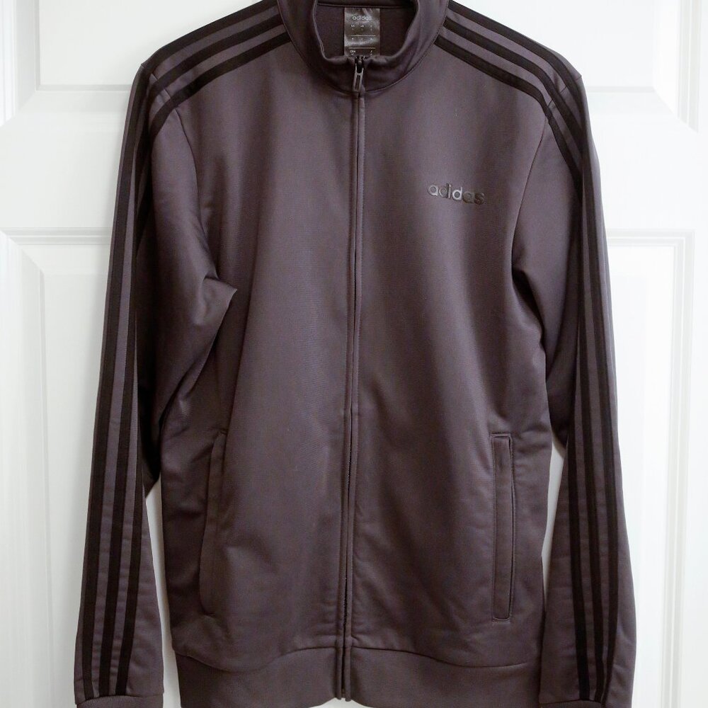 Adidas 3-Stripe Tricot Regular Track Jacket - Grey - S